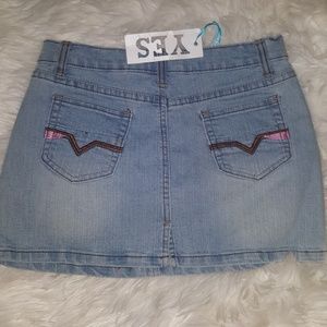 💜 4/$20    Yes girls jean skirt New